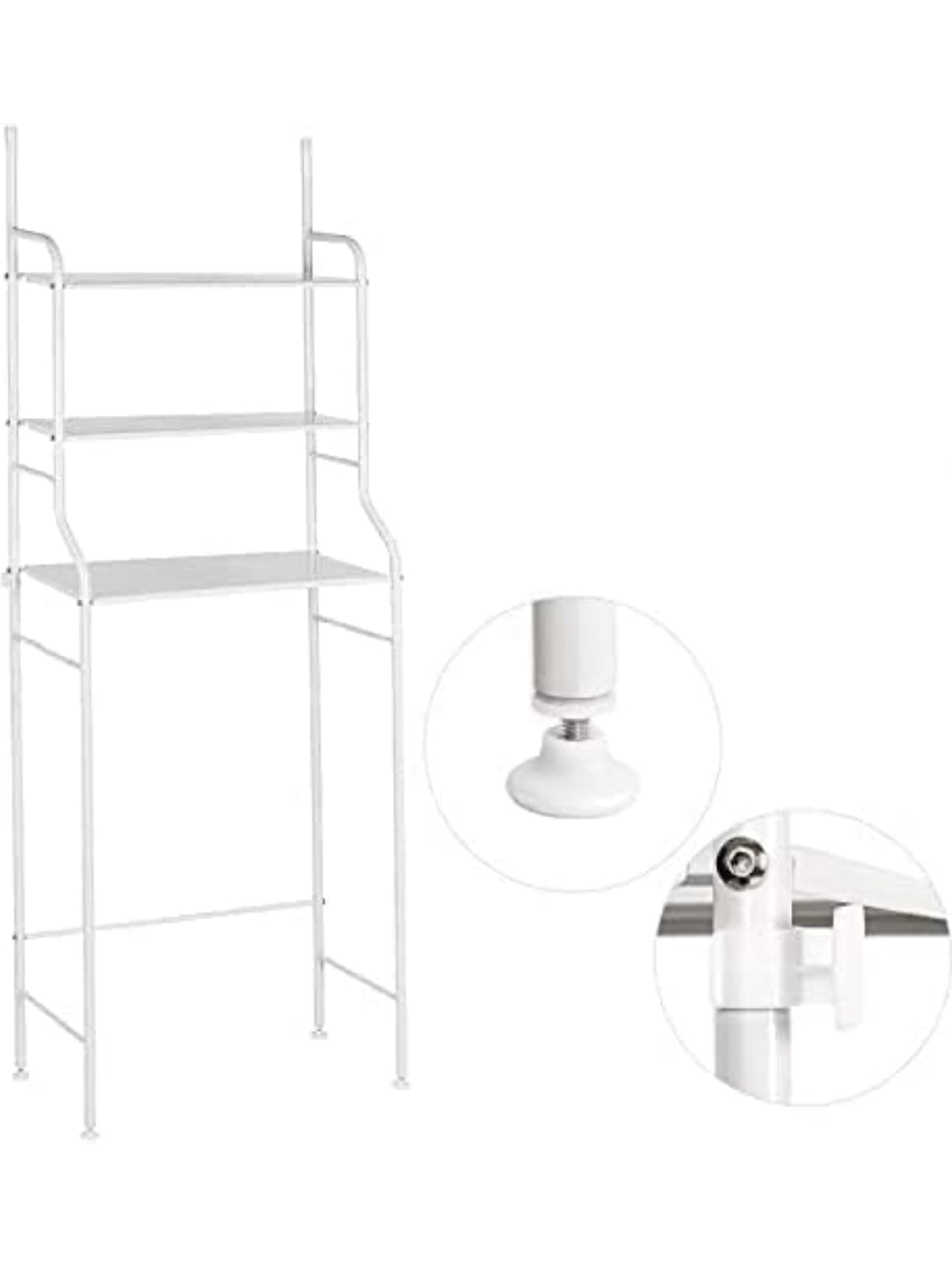 Scaffali da bagno Scaffali salvaspazio Scaffali forati per lavatrice (Cestello per lavatrice)