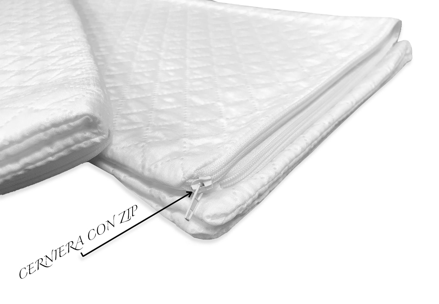 COPPIA FEDERA COPRIGUANCIALE TRAPUNTATA CON CERNIERA