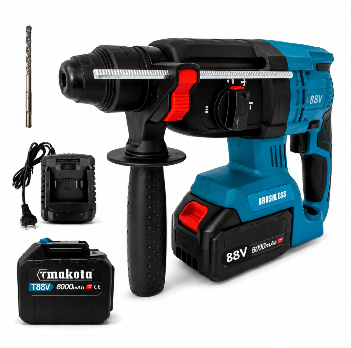 Tassellatore Brushless Scalpellatore 88v con Accessori 4