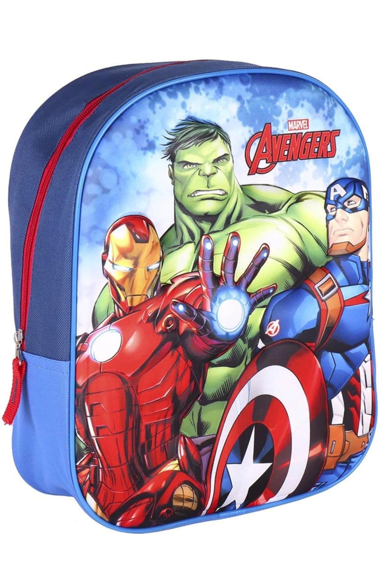 Zainetto Asilo Avengers Marvel – Iron Man, Hulk e Captain America 31x25x10 cm 1