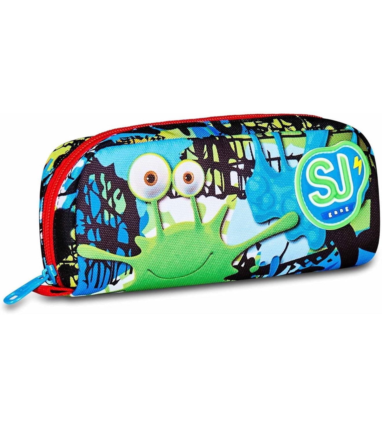 SJ GANG STYLE JAM GANG Portapenne Scuola, Nero, Bustina con Scomparto Unico Porta Penne, Accessori Zaino, Scuola Elementare, Bambino 3