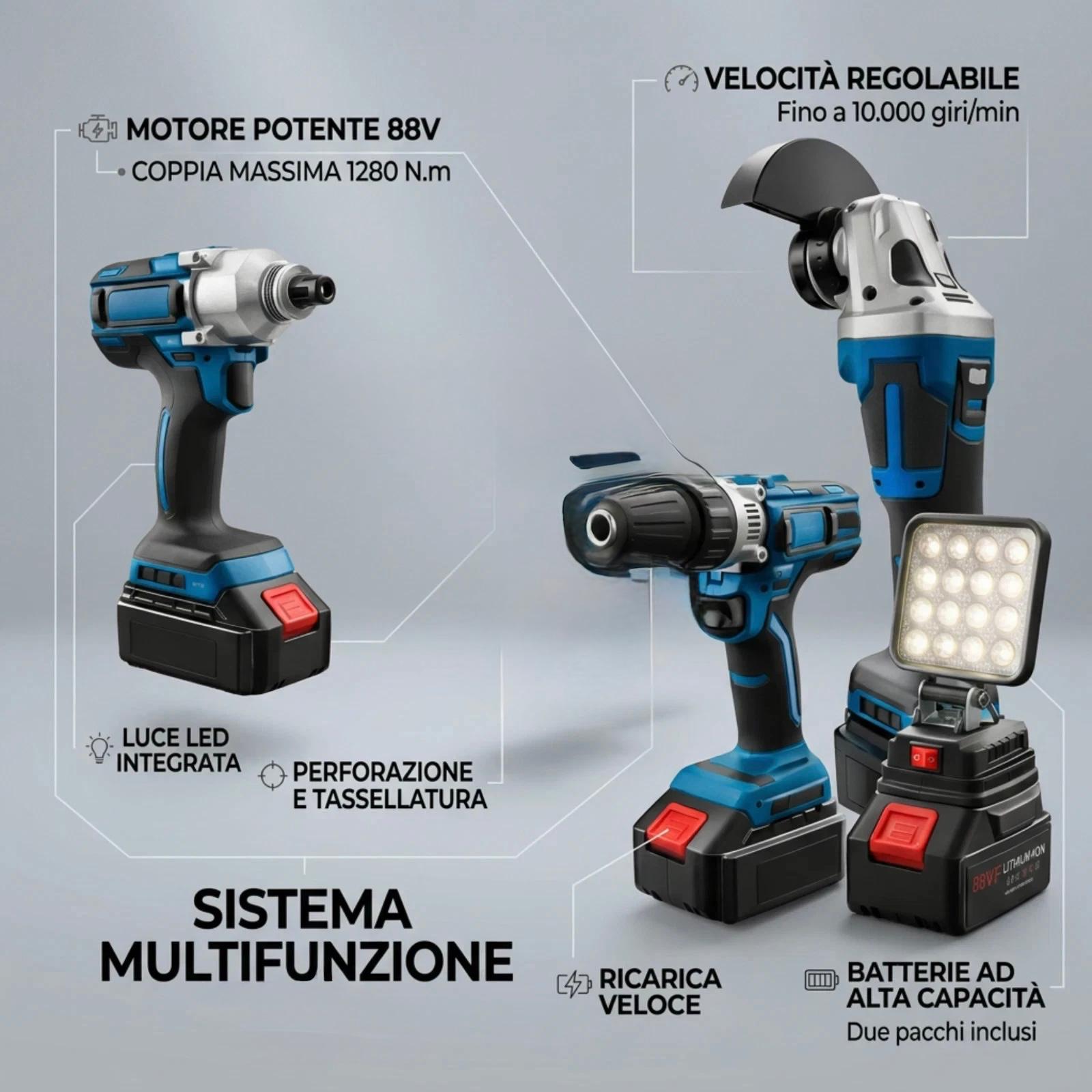 Avvitatore Trapano 4 in 1