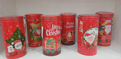 Plaid+barattolo in alluminio natale