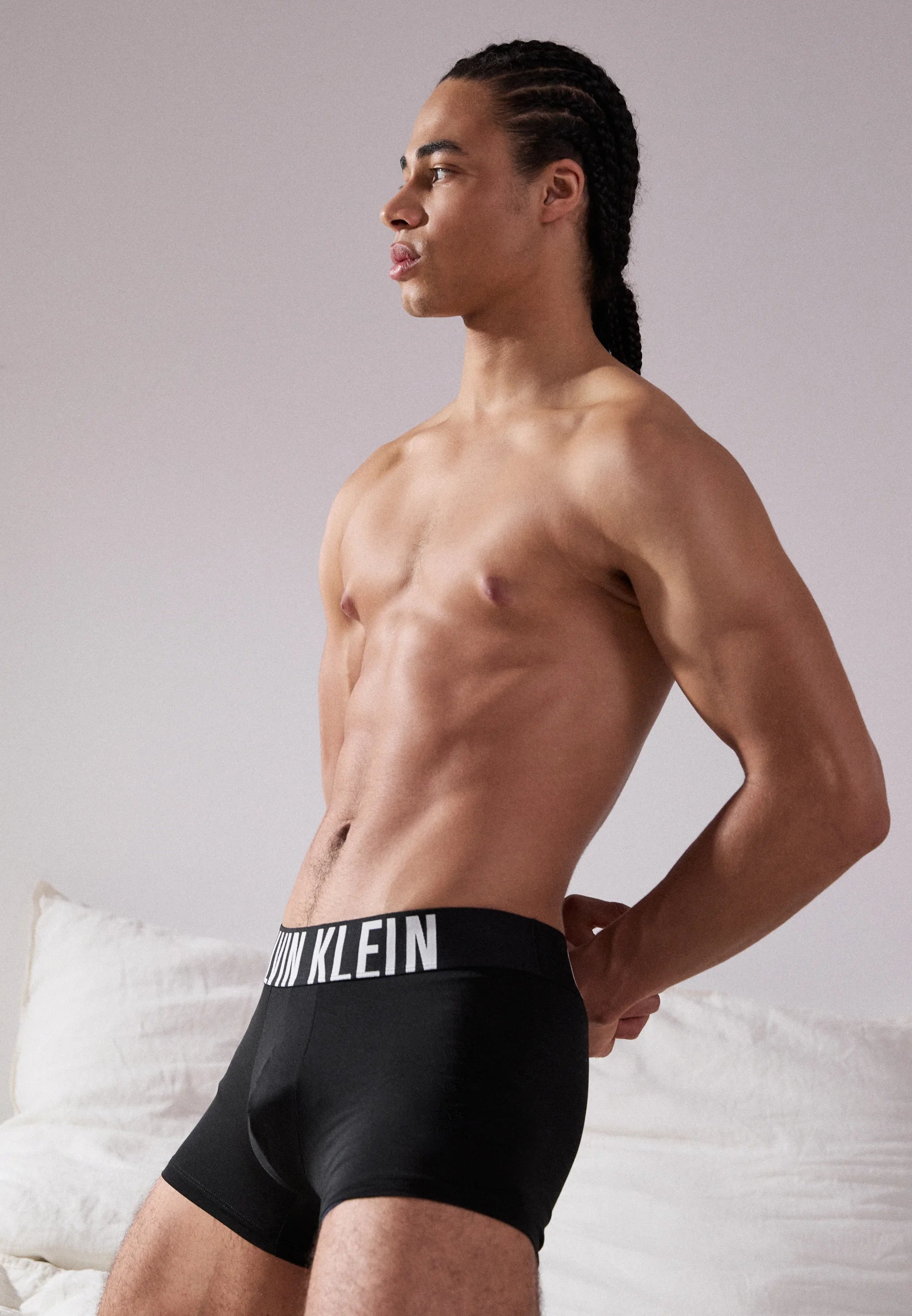 Calvin Klein Underwear TRUNK 3 PACK INTENSE POWER MICROFIBER - Boxer aderenti - black 5