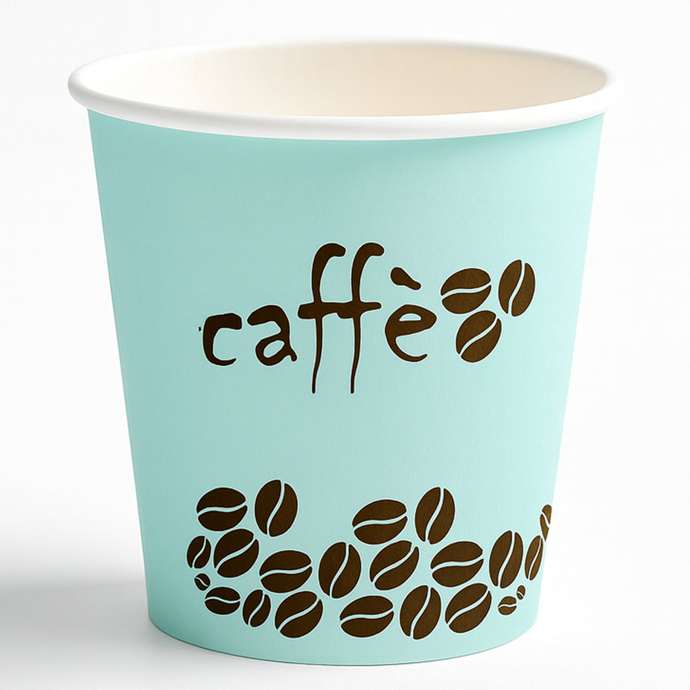 1000 Bicchierini da Caffè Monouso Decoro Rainbow Bicchieri 75ml Usa e Getta 6
