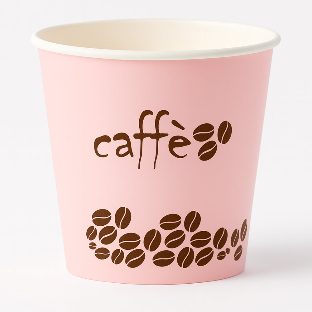1000 Bicchierini da Caffè Monouso Decoro Rainbow Bicchieri 75ml Usa e Getta 8