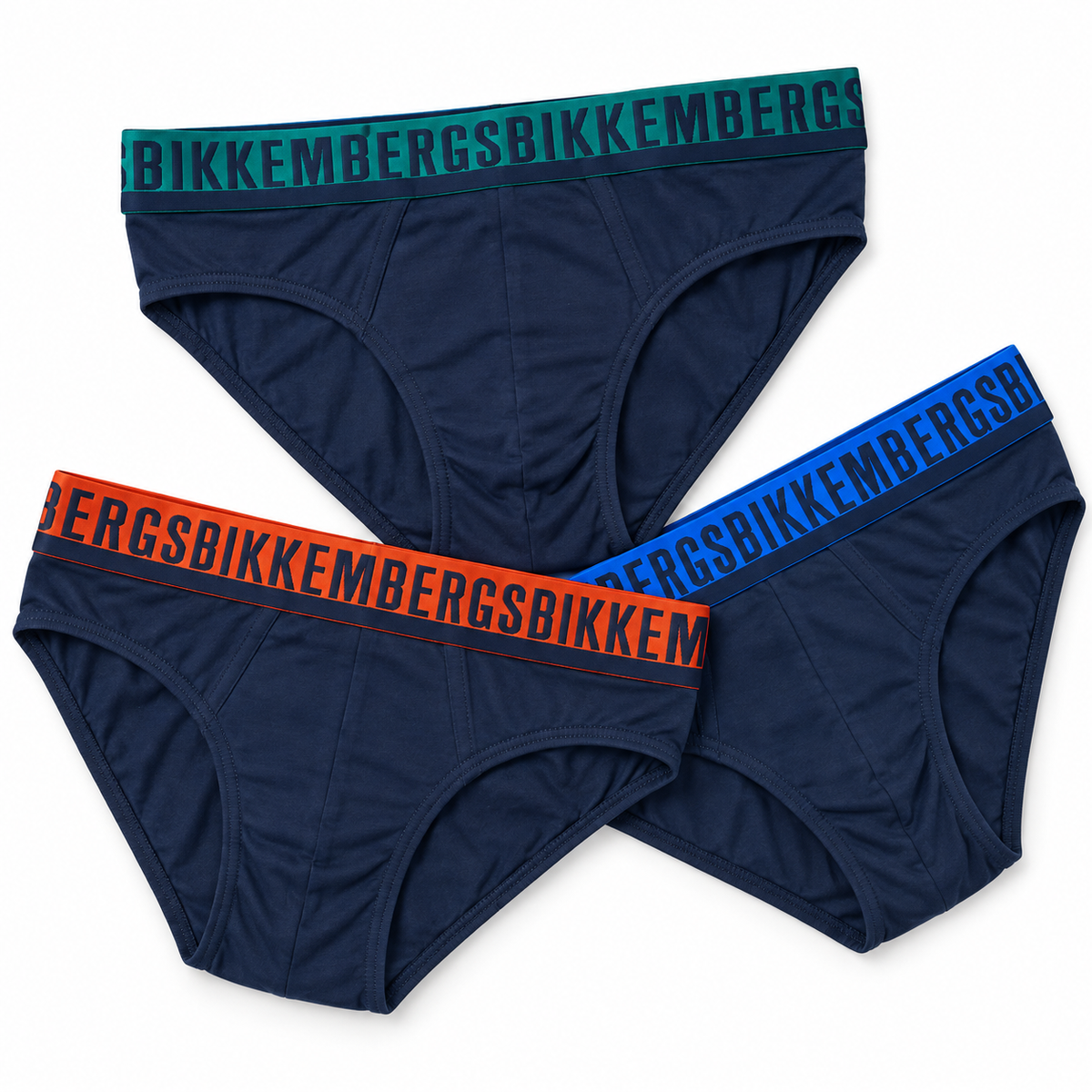 Bikkembergs Uomo Slip 3 Pack – Intimo Maschile in Cotone, 3 Slip con Elastico Logato, Comfort e Vestibilità, Taglie S-XXL 21024T 4