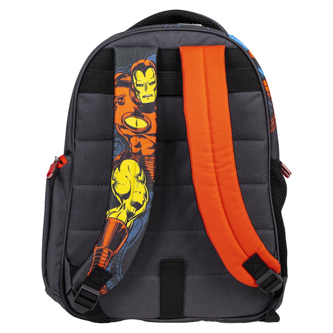 Zaino di Scuola degli Avengers - Multicolore - Taglia Media - 32x15x42 cm - in Poliestere - Include Tasca Laterale, Bretelle Regolabili e Vari Scompartimenti - Prodotto Originale Elaborato in Spagna