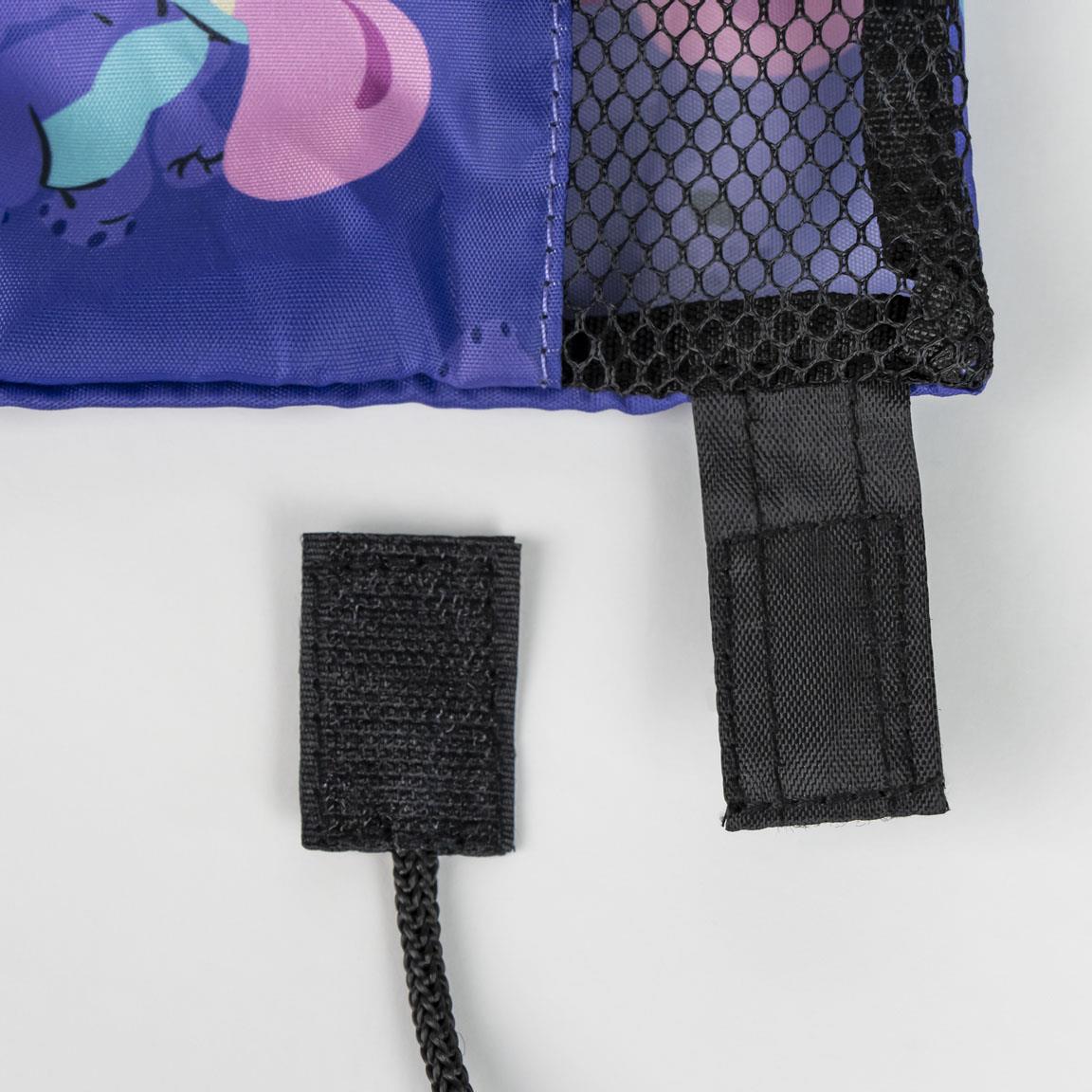 Sacca Zaino Bambino 30x39 cm con Corde Regolabili, Sacca Sportiva e Scuola, Zainetto con Tasca in Rete, Leggera e Richiudibile 3