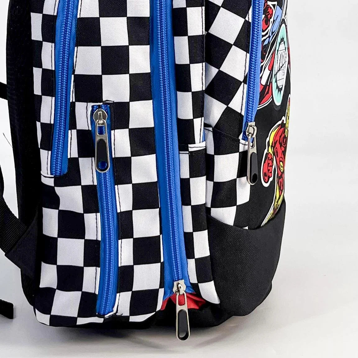 Zaino Scuola Bambino Supereroi, Zaino Multiscomparto per Bambini e Ragazzi, Zaino Tempo Libero con Spallacci Imbottiti e Schienale Traspirante, Fantasia Supereroi 4