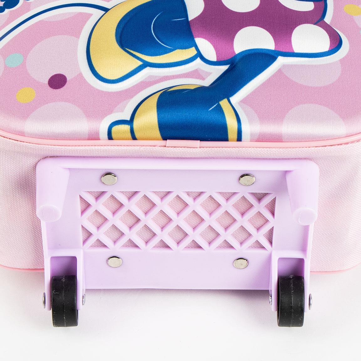 Zaino Trolley Minnie 3D  Zainetto Scuola e Tempo Libero con Carrello Integrato 5