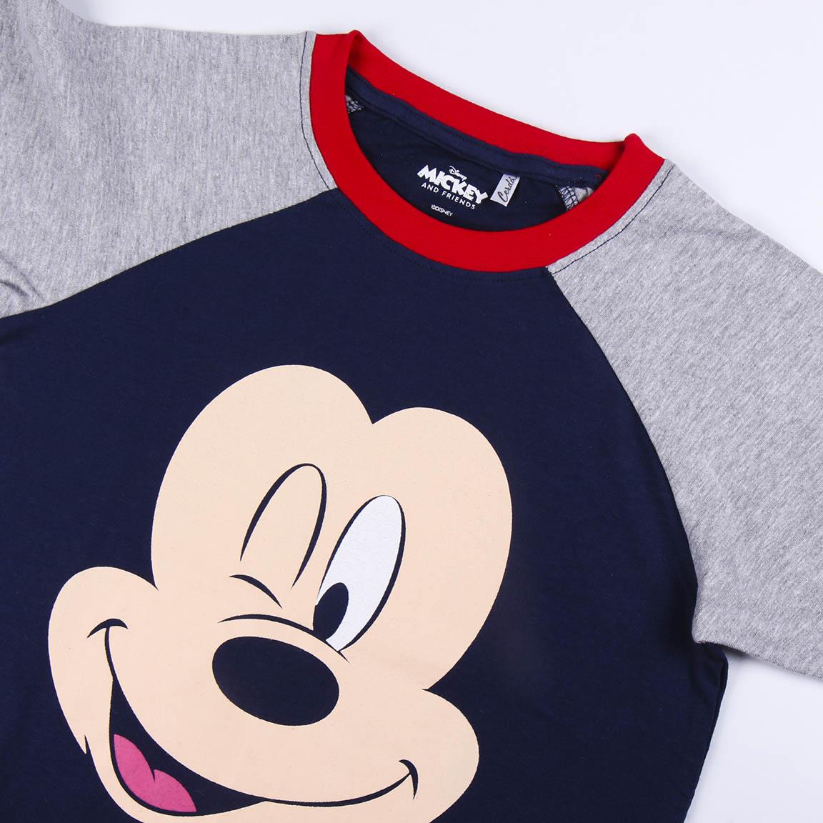 Pigiama Bambino Disney Topolino (Mickey Mouse) Manica Corta con Pantaloncino – Completo Estivo in Cotone Single Jersey 4