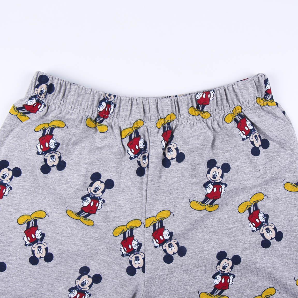 Pigiama Bambino Disney Topolino (Mickey Mouse) Manica Corta con Pantaloncino – Completo Estivo in Cotone Single Jersey 5