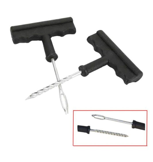 Kit Riparazione Pneumatici Auto 26pcs Kit Emergenza per Ripara Gomme Auto e Moto