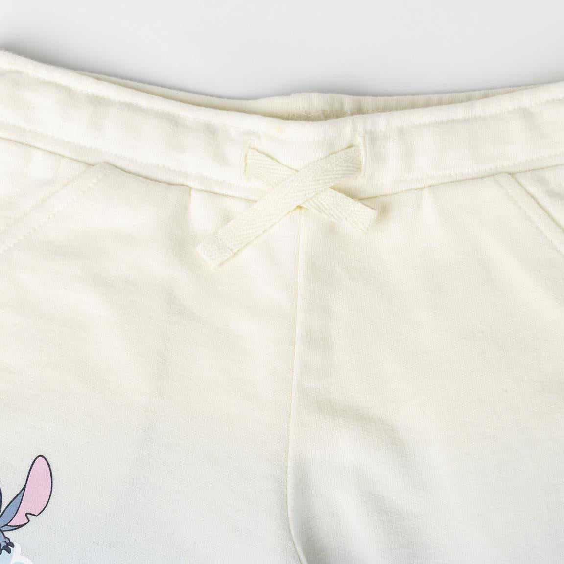 Pigiama Bambina Disney Stitch Manica Corta con Pantaloncino – Completo Estivo in Cotone Single Jersey 4