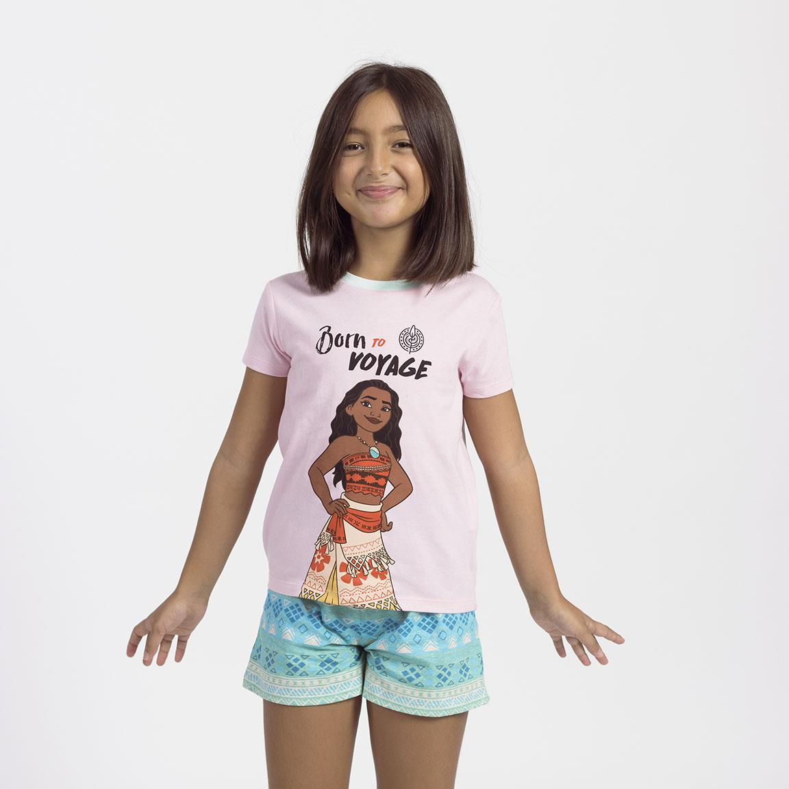 Pigiama a manica corta in single jersey Moana 3