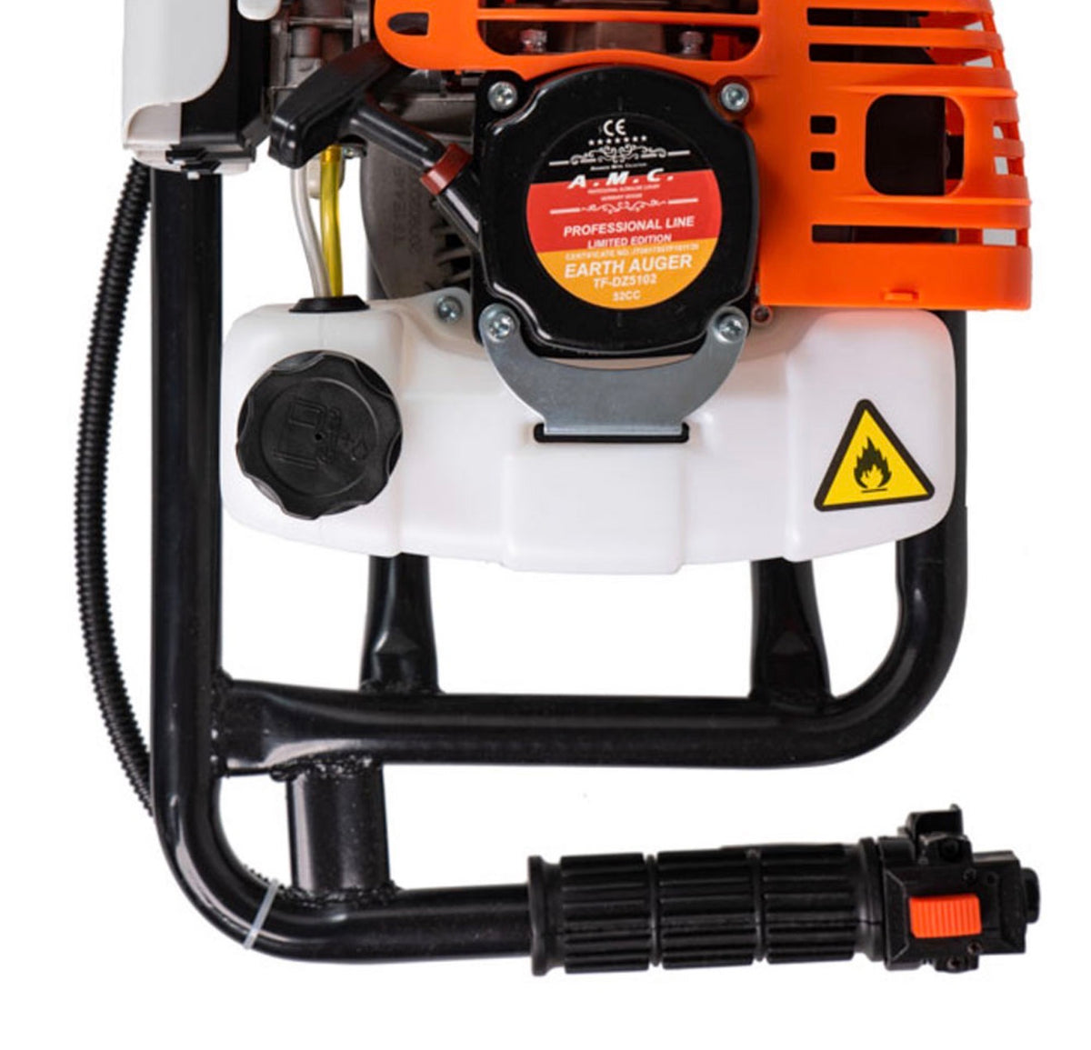 Trivella a scoppio 52cc 2 tempi 3 punte da 100 150 200 mm e prolunga in omaggio 4