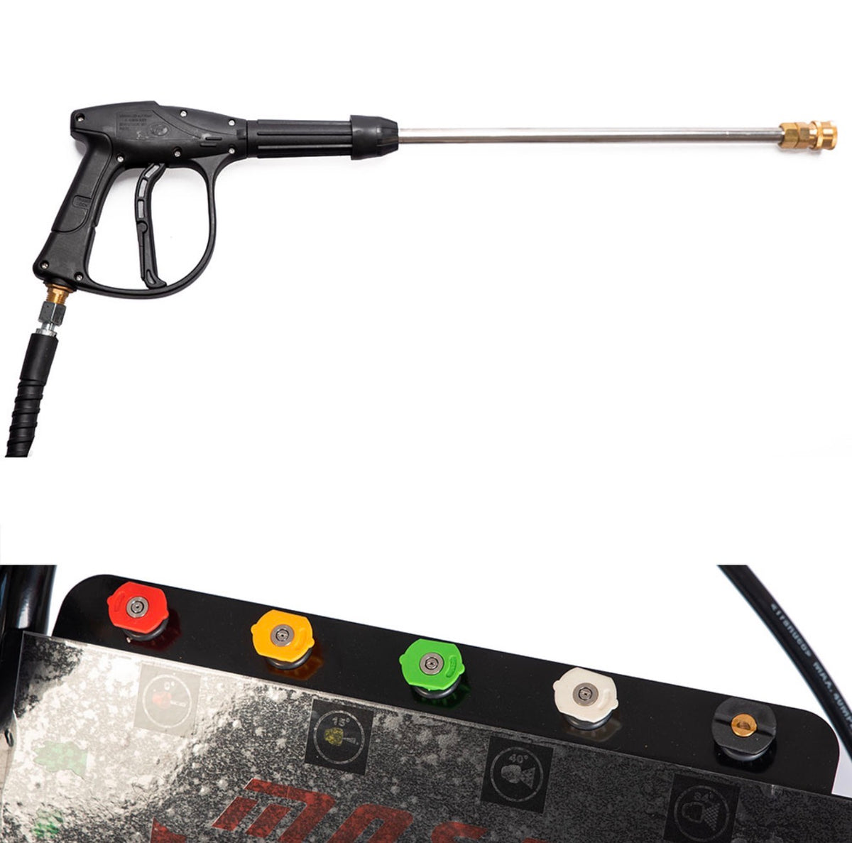 Idropulitrice a scoppio con motore a benzina da 7Hp con lancia a spruzzo inclusa 5