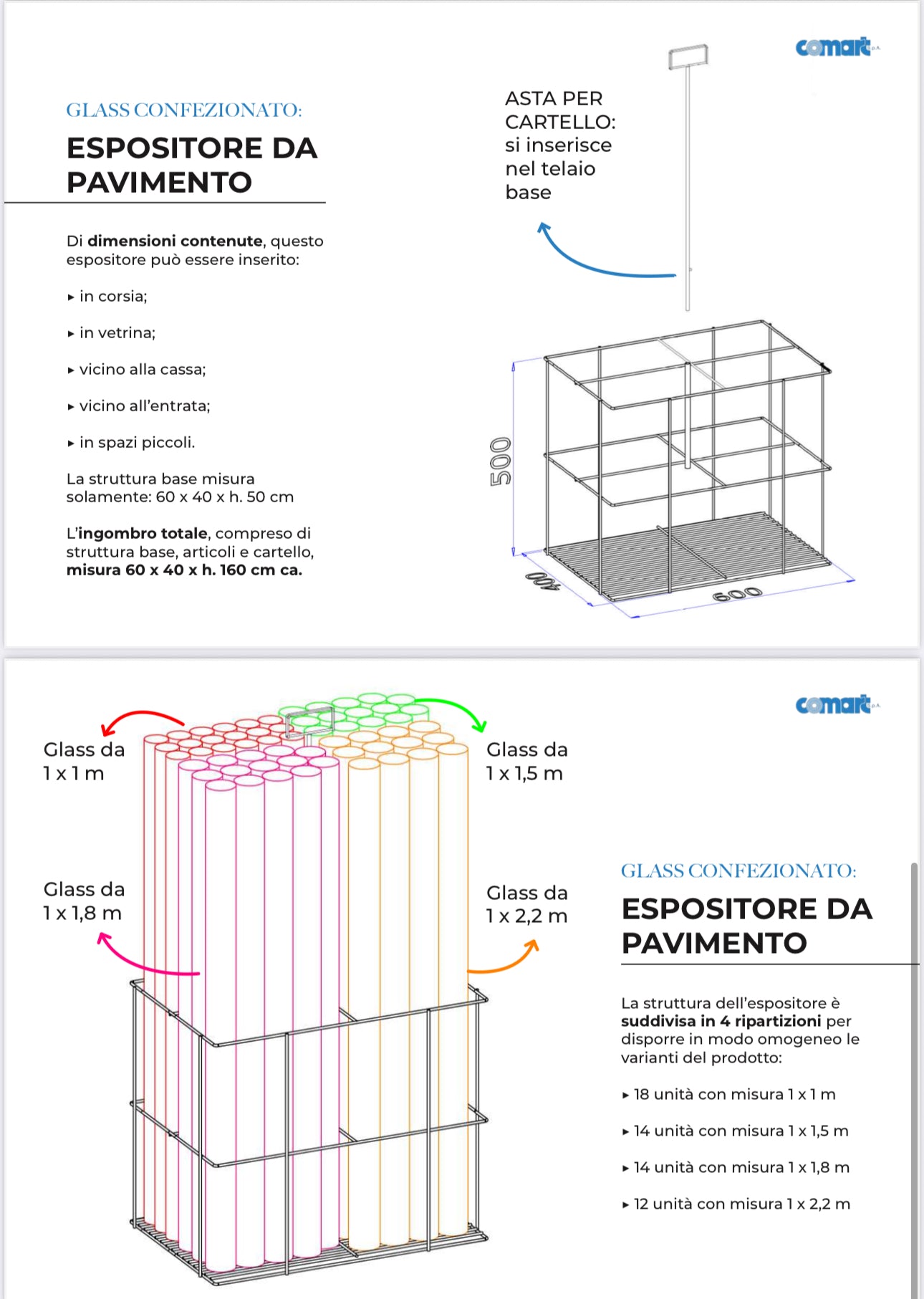 Glass Trasparente diverse misure