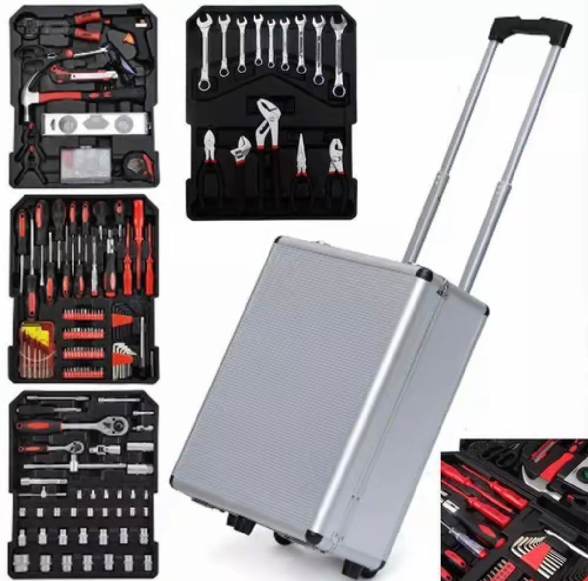Set di Attrezzi 799 Pezzi con Valigia su Ruote – Professionale, Robusto, Completissimo