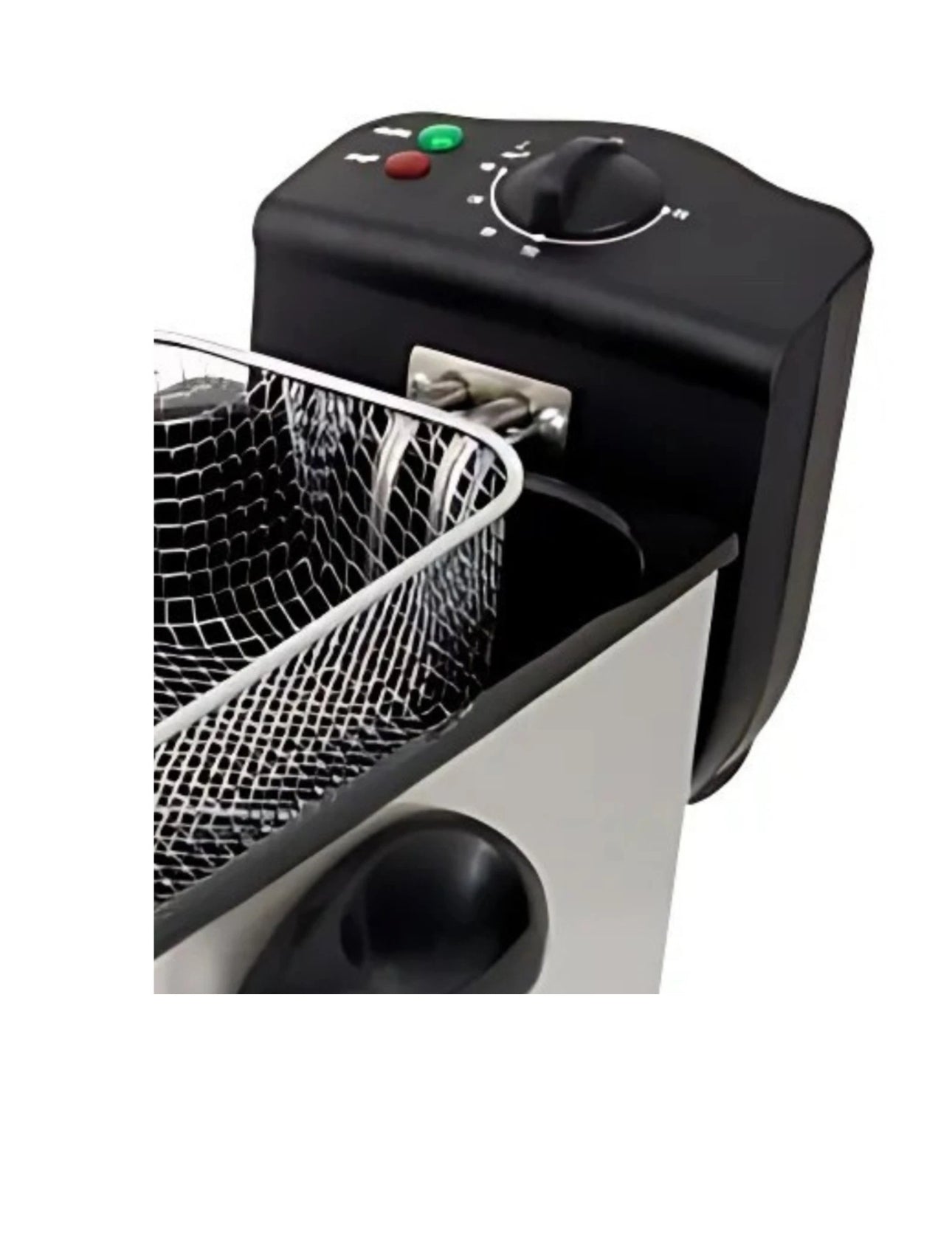 FRIGGITRICE AD OLIO DA 3 LITRI CLASSIC - 2200W IN ACCIAIO INOX - CAMERA SMALTATA