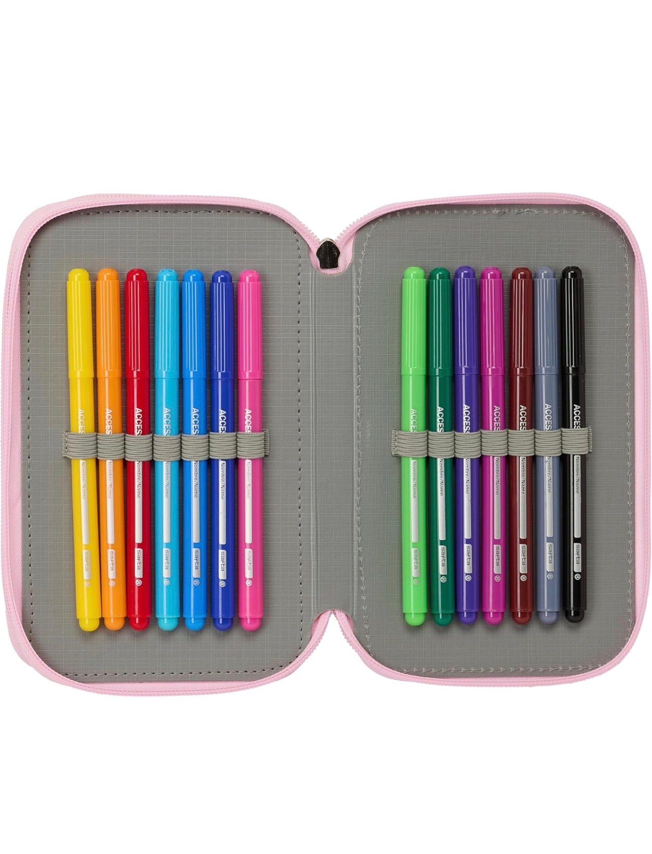 K-POP Demon Hunters - ICONIC - Astuccio scuola con 37 utili inclusi, astuccio per bambini, ideale per bambini dai 5 ai 14 anni, comodo e versatile, resistenza, 12,5 x 5,5 x 19,5 cm 6