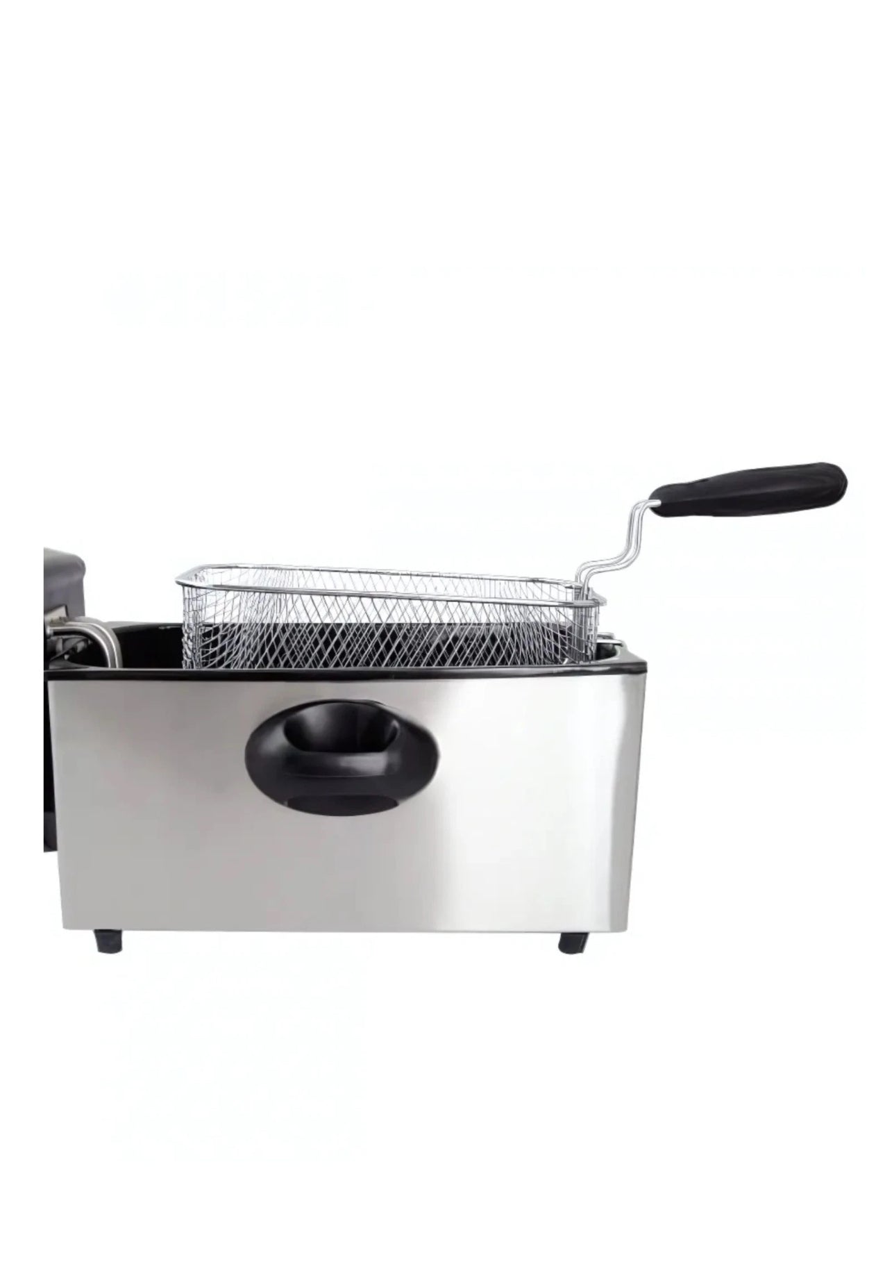 FRIGGITRICE AD OLIO DA 3 LITRI CLASSIC - 2200W IN ACCIAIO INOX - CAMERA SMALTATA