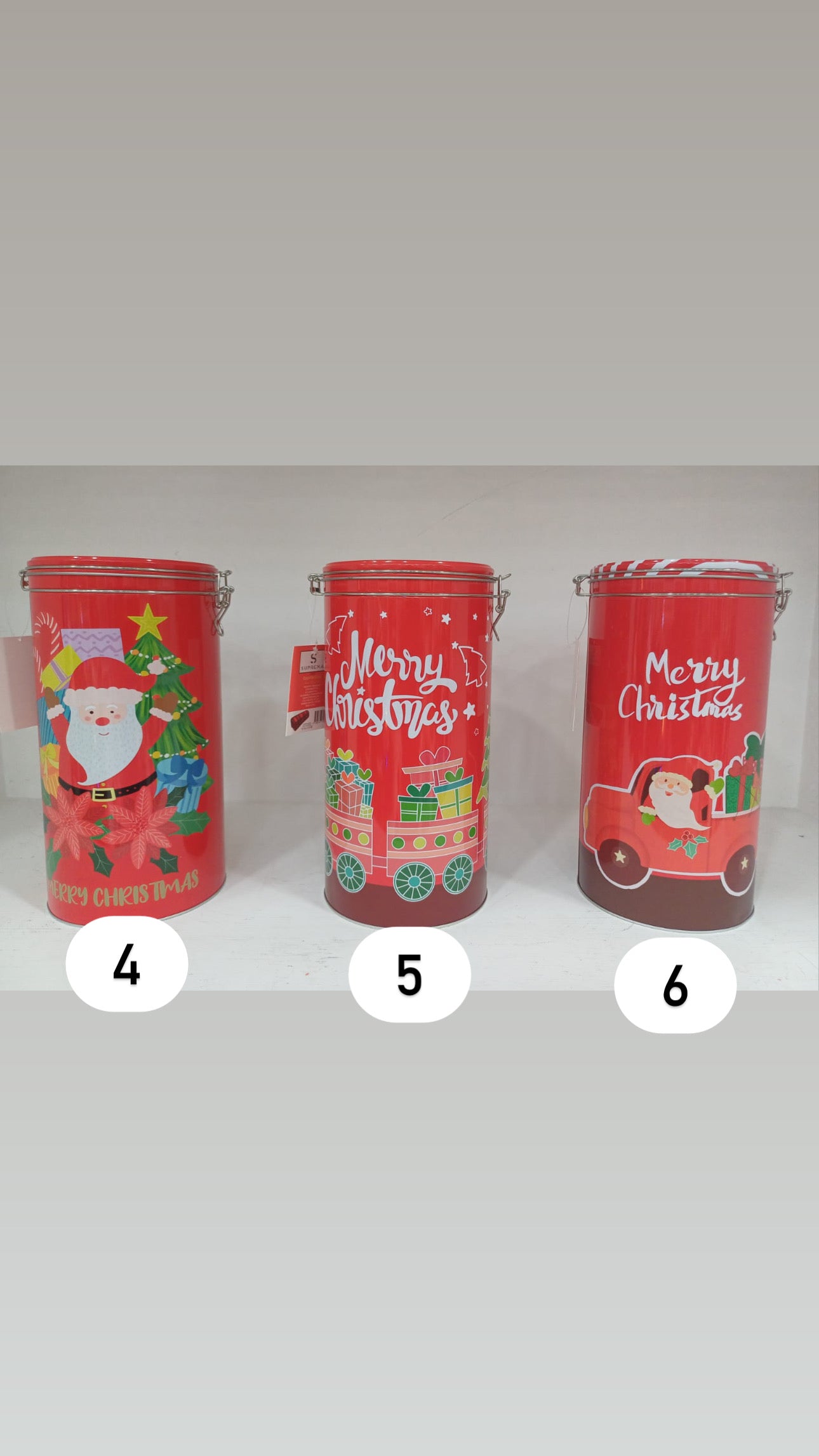 Plaid+barattolo in alluminio natale
