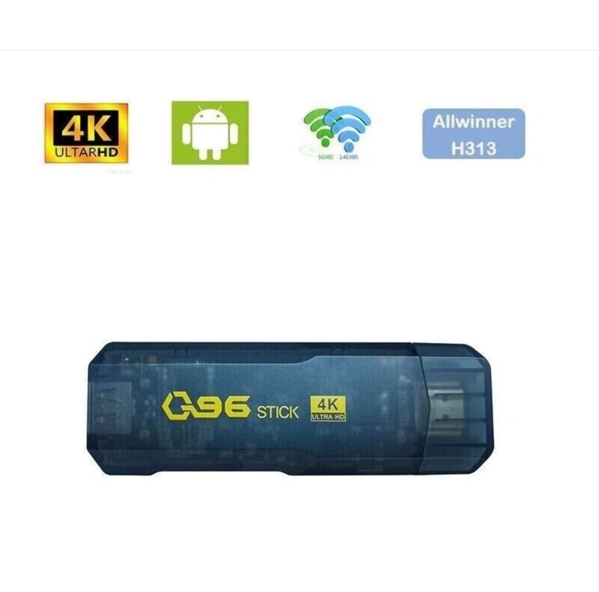 Smart TV Chiavetta Stick Android WiFi 5G HDMI Streaming Netflix YouTube 4K 6