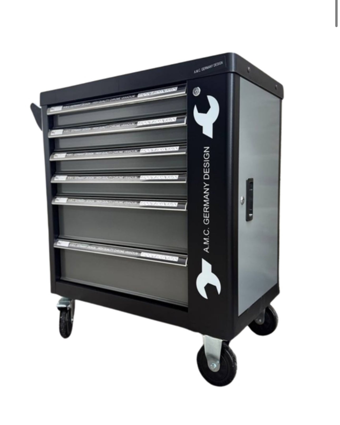 Carrello porta attrezzi con ruote completo di utensili 6 cassetti 1000 pezzi