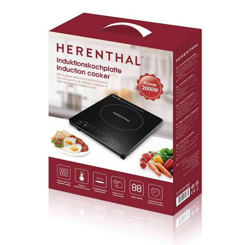 Piastra a Induzione HERENTHAL 2000W – Potenza, Velocità e Risparmio Energetico 🔥🍳 2