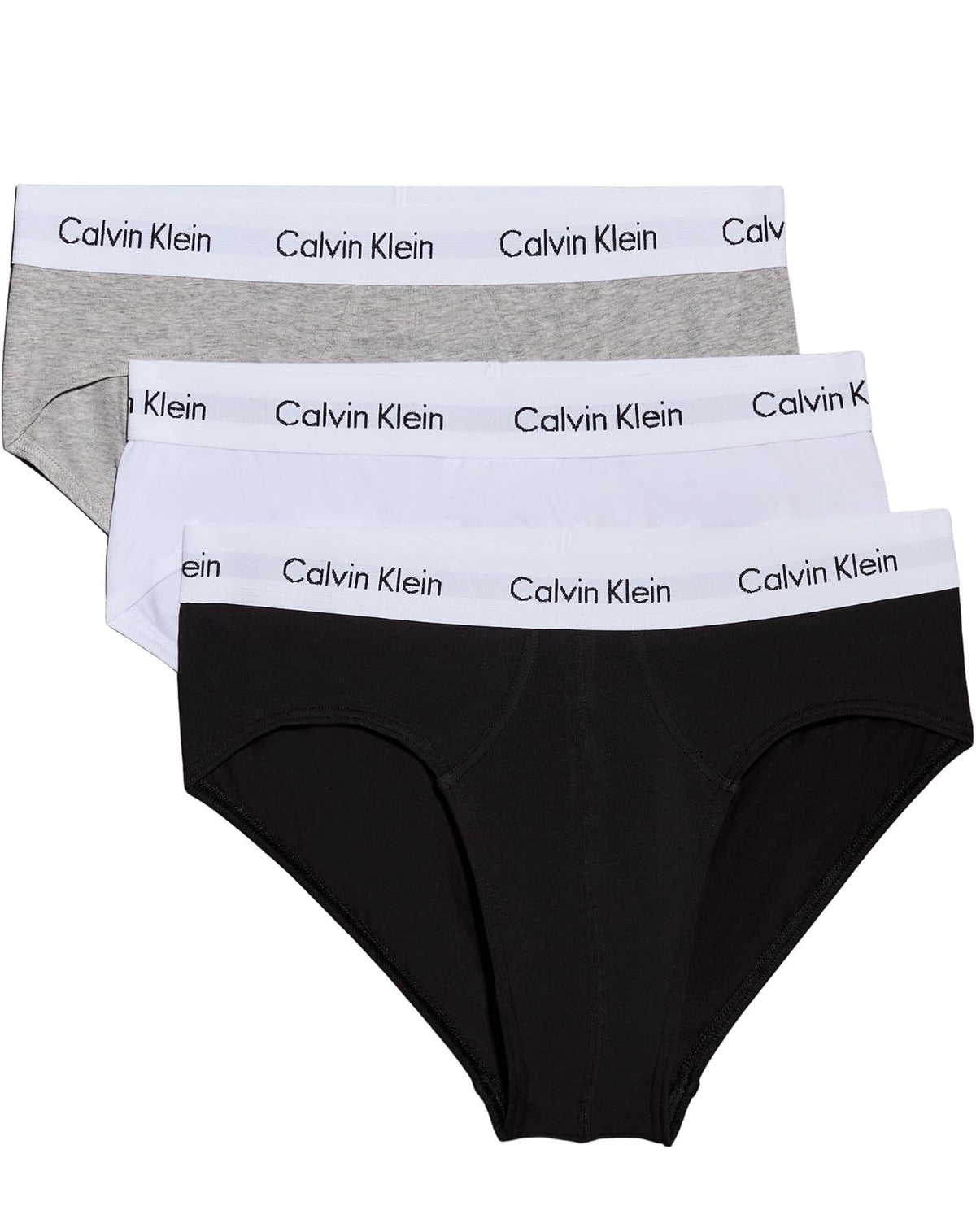 Calvin Klein Tripack Slip in Cotone Stretch, Taglie da S a XL, Comfort e Stile Moderno