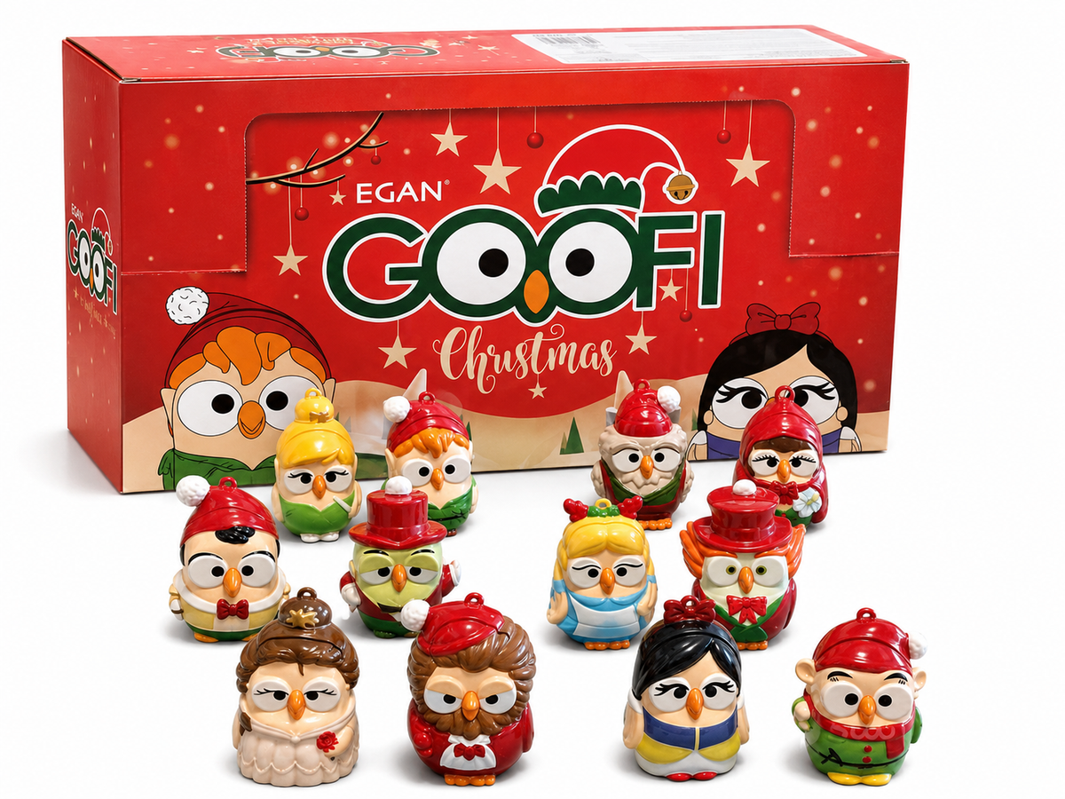 🎄 EGAN GOOFI NATALE – A SORPRESA  IN PLASTICA 🎁