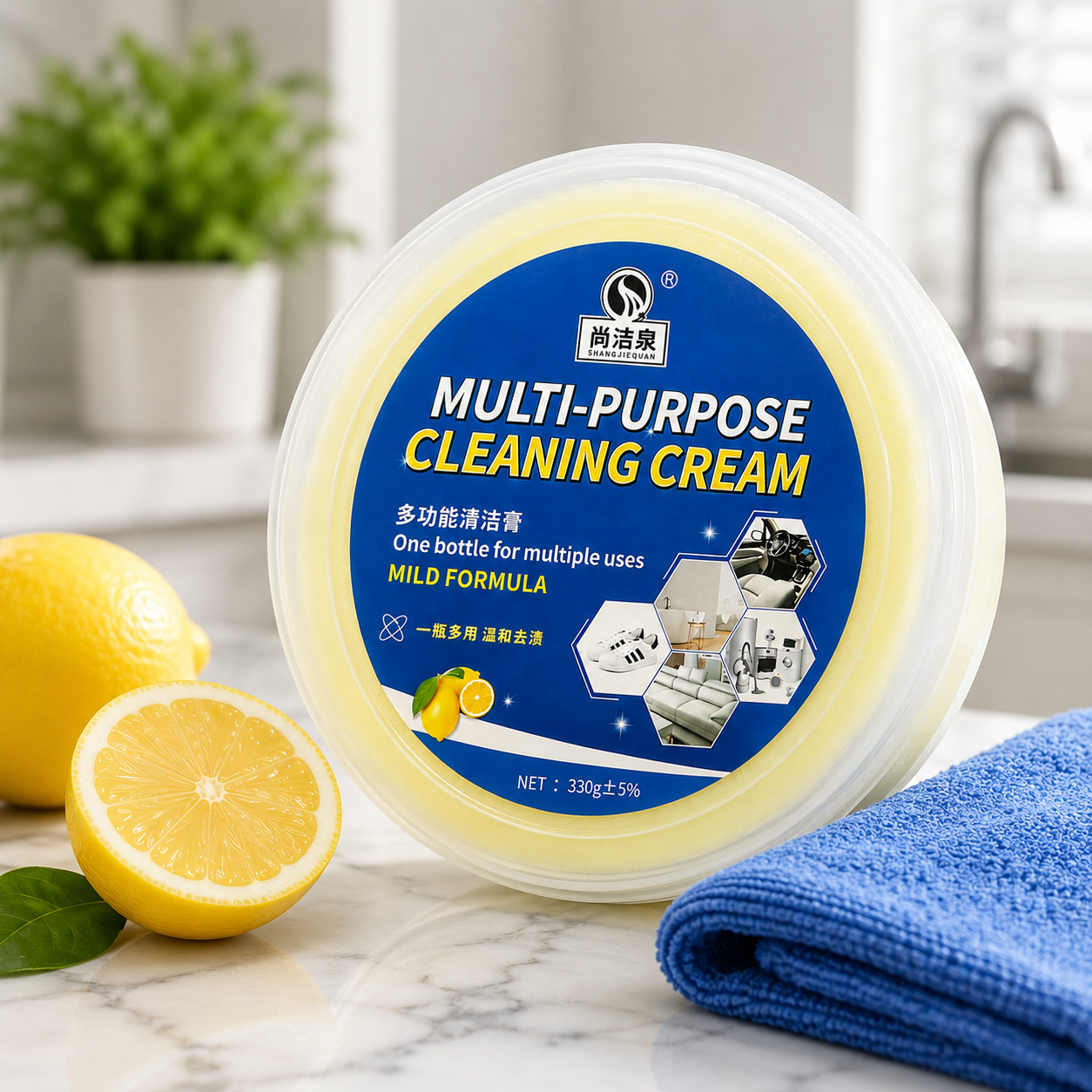 🧽 Multi-Purpose Cleaning Cream – La crema detergente che pulisce tutto! 4