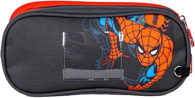 Astuccio Scuola degli Avengers - Multicolor - 22,5x8x10 cm - Astuccio 2 Scomparti - 100% Poliestere - con Cerniera - Stampa di Hulk, Spiderman e Capitan America -Prodotto Originale Elaborato in Spagna 2