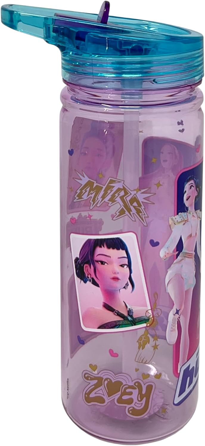 KPop Demon Hunters Bottiglia in Plastica con Beccuccio 580 ml | Borraccia Grande 2