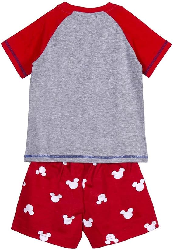 Pigiama da bambino Mickey Mouse | Completo pigiama 100% cotone, 2 pezzi (maglietta a maniche lunghe + pantaloni) | Prodotto con licenza ufficiale Disney 3