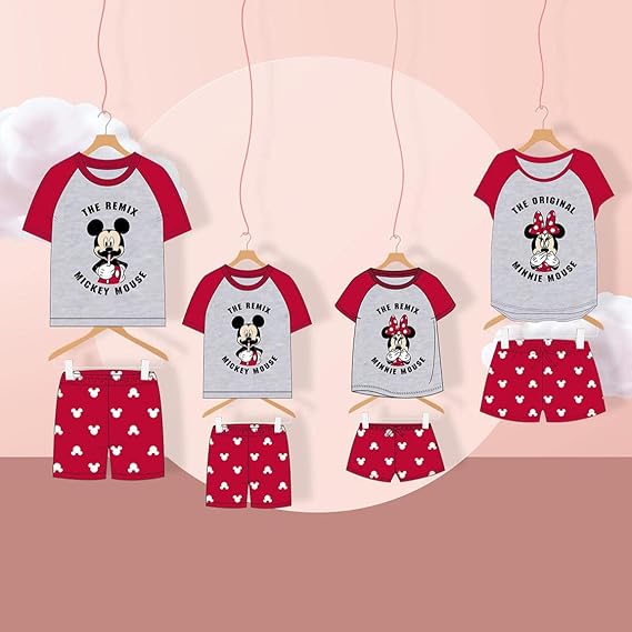 Pigiama da bambino Mickey Mouse | Completo pigiama 100% cotone, 2 pezzi (maglietta a maniche lunghe + pantaloni) | Prodotto con licenza ufficiale Disney 4