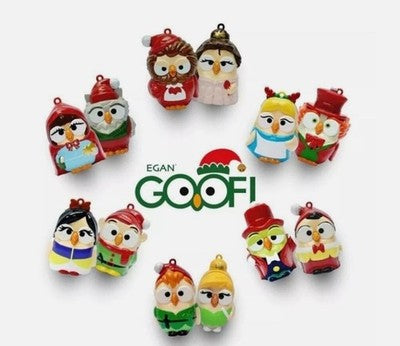 Collezione Decorazioni Natalizie in Ceramica – 24 Pezzi Assortiti, Personaggi Natalizi da Appendere, Modellati e Decorati a Mano, Addobbi per Albero di Natale e Casa 4