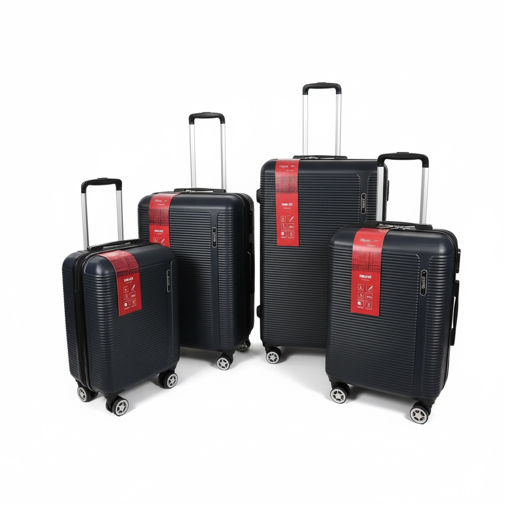 POKER VALIGIE 4 PEZZI  ABS