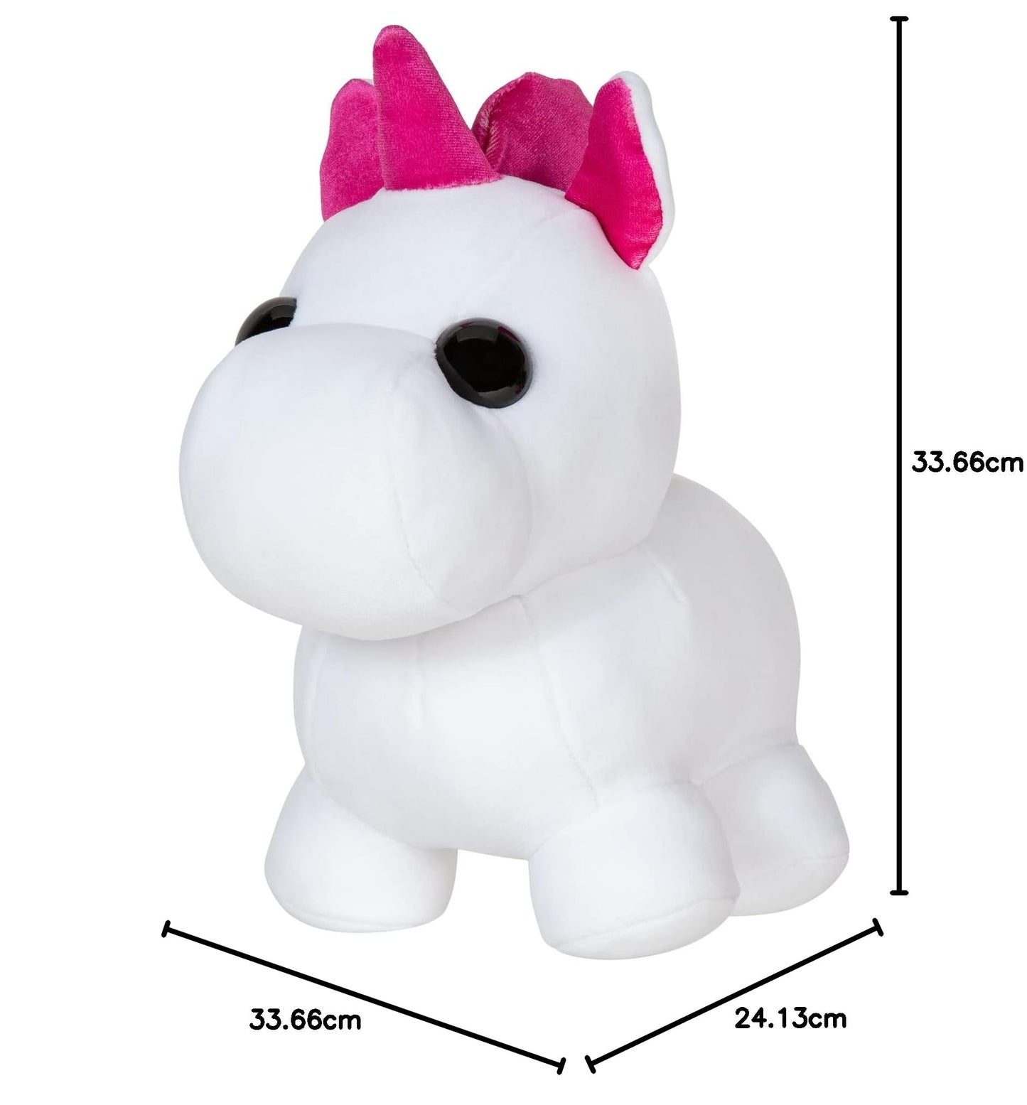 Adottami! ROBLOX Neon Unicorno 12" Illuminazione LED Peluche Imbottito RAINBOW M