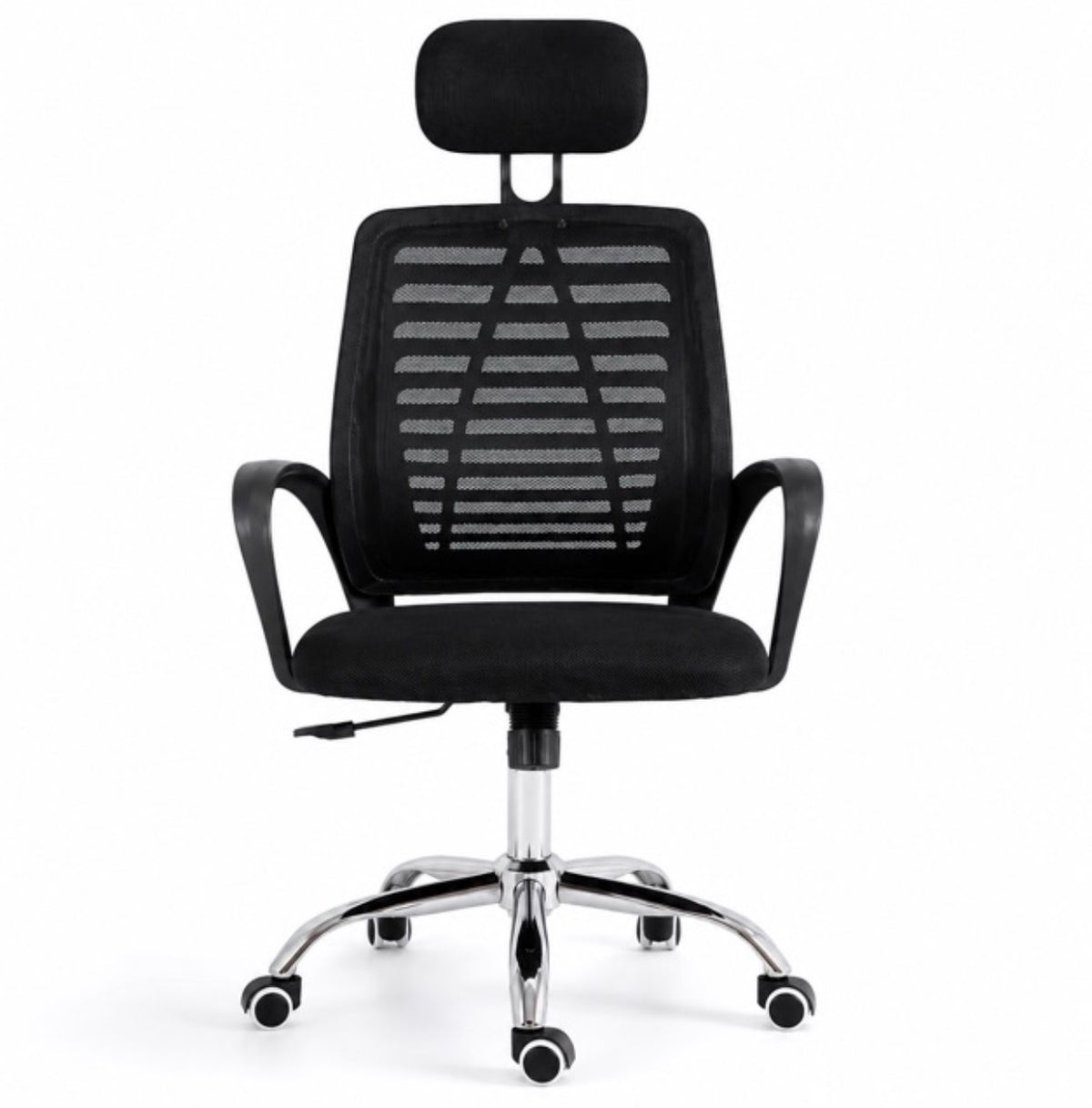 Sedia da Ufficio Ergonomica con Poggiatesta Regolabile Seduta Imbottita Poltrona 2