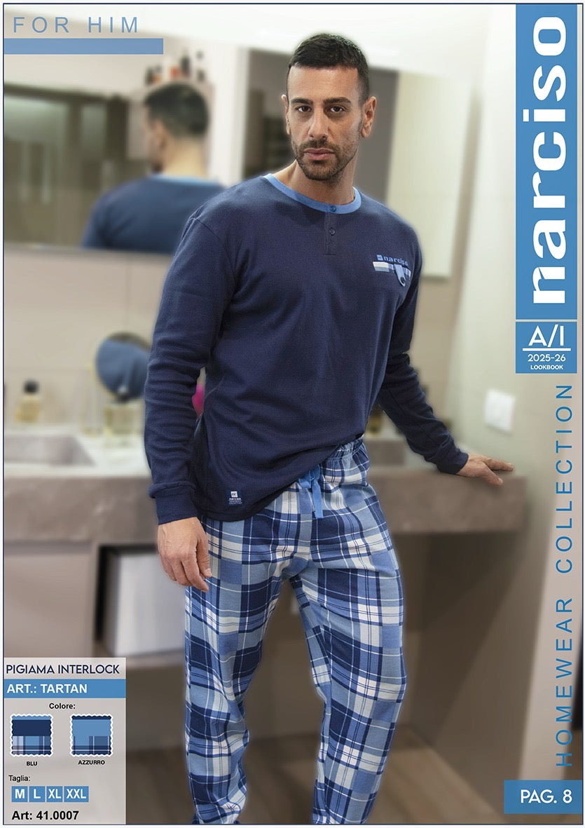 Pigiama uomo caldo cotone 0007
