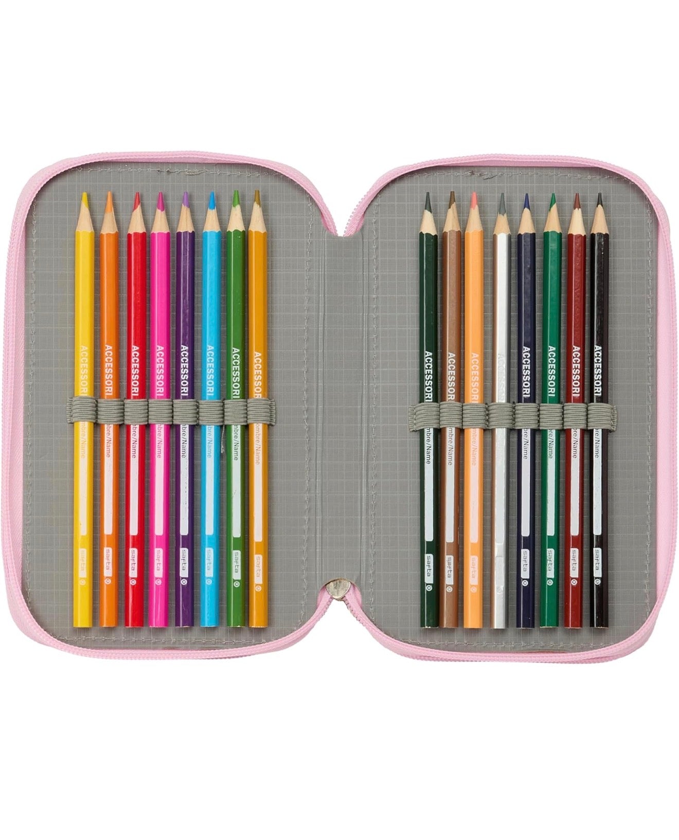 K-POP Demon Hunters - ICONIC - Astuccio scuola con 37 utili inclusi, astuccio per bambini, ideale per bambini dai 5 ai 14 anni, comodo e versatile, resistenza, 12,5 x 5,5 x 19,5 cm 5
