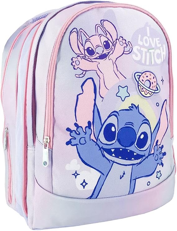 CERDÁ LIFE'S LITTLE MOMENTS Scuola media 41 cm misure zaino stitch 31.0x14.0x41.0 cm s, unisex bambini, mod. 75, Mod. 75, 31.0x14.0x41.0 cm 1