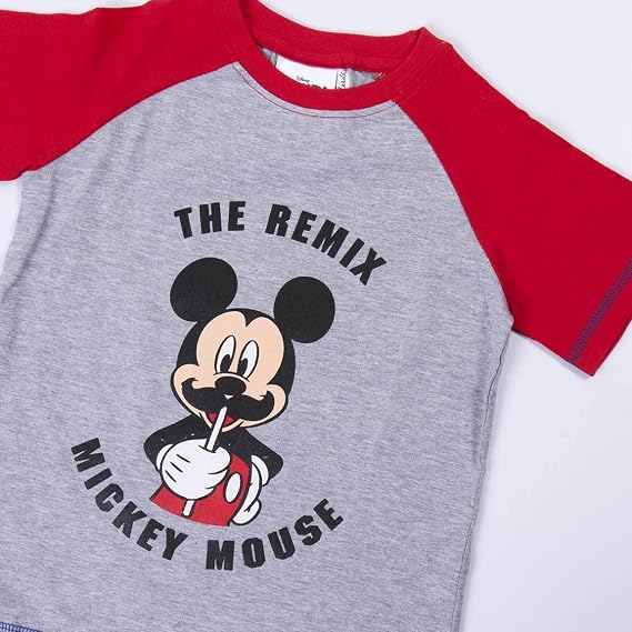 Pigiama da bambino Mickey Mouse | Completo pigiama 100% cotone, 2 pezzi (maglietta a maniche lunghe + pantaloni) | Prodotto con licenza ufficiale Disney 7