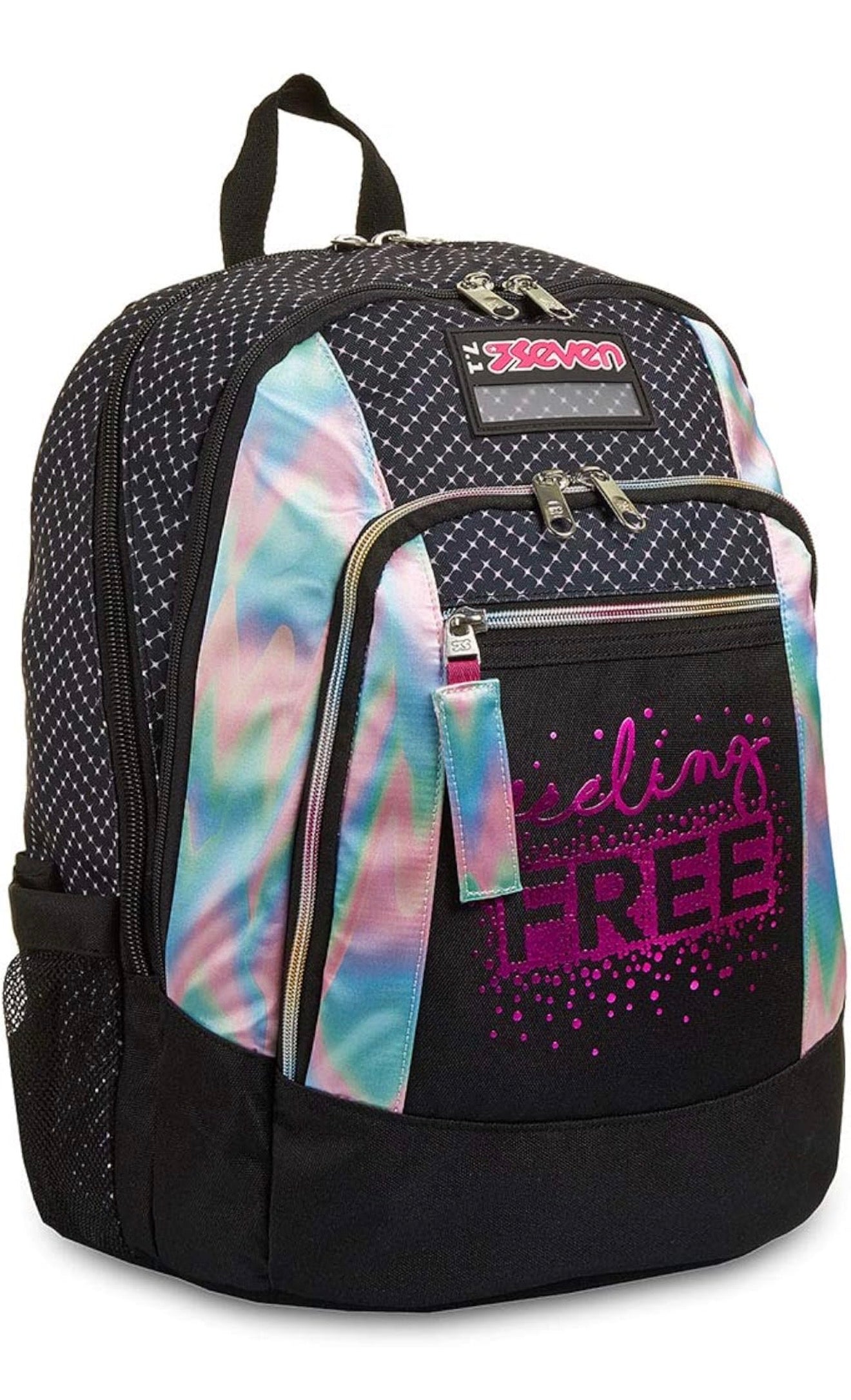 Zaino Scuola SEVEN ADVANCED -FEELING FREE Nero 1
