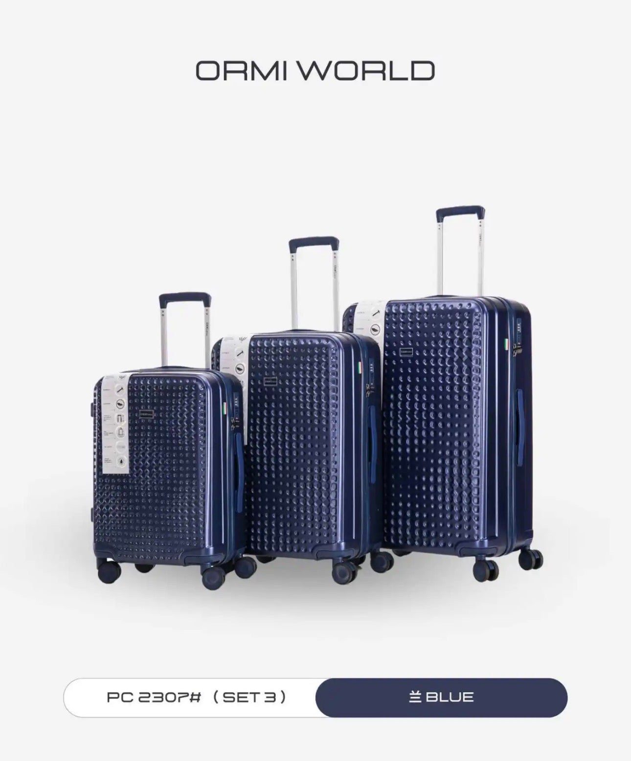 Set 3 valigie Ormi Premium 3
