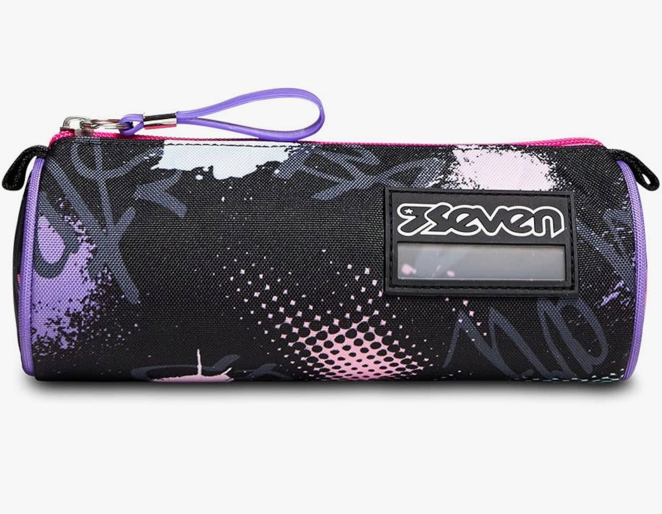 Seven Portapenne Scuola, Viola e nero, Bustina da riempire con penne, matite e colori, Accessori zaino, Scuola, Ragazze e bambine 1