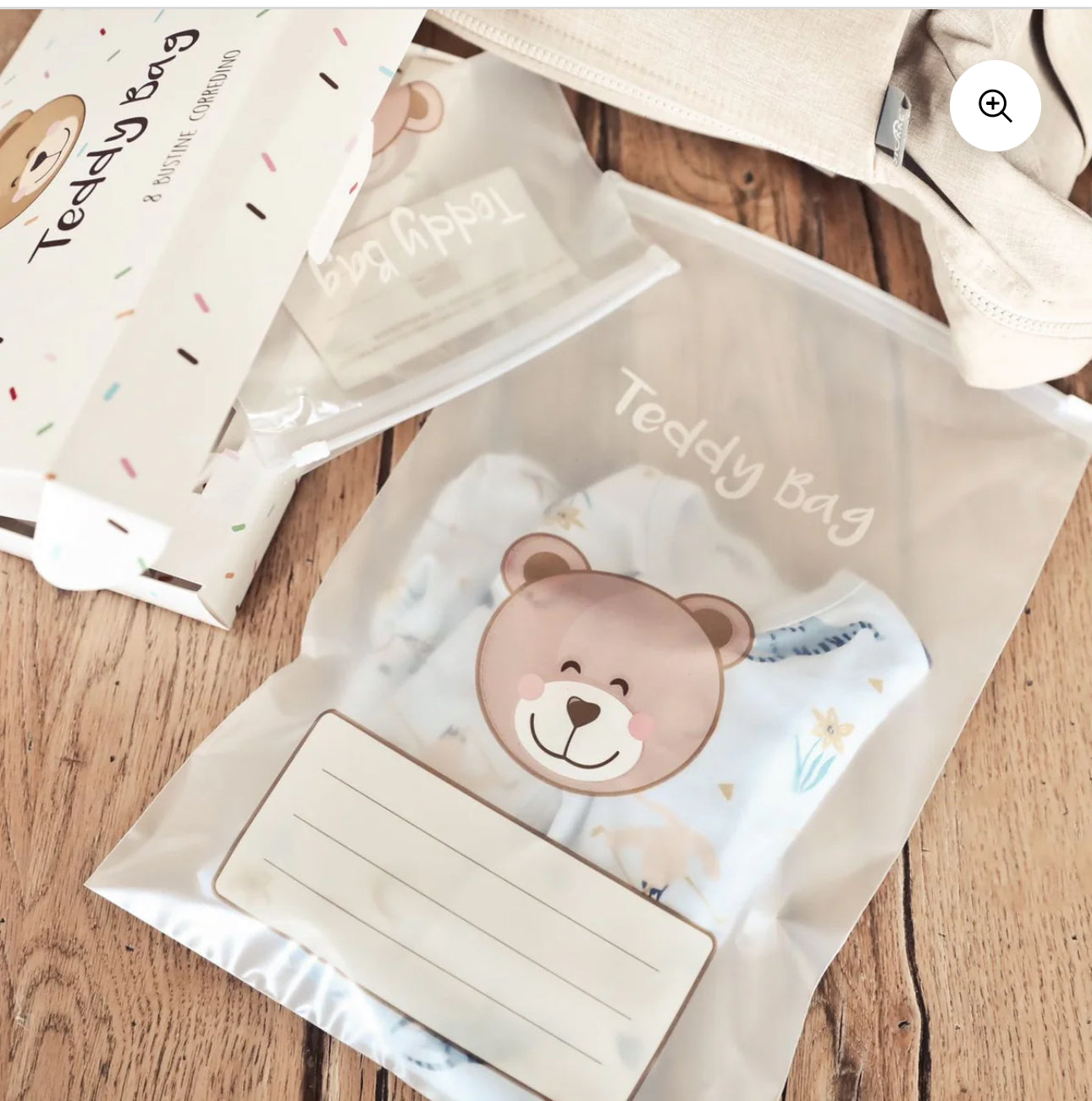 TEDDY BAG 8 BUSTINE CORREDINO NASCITA